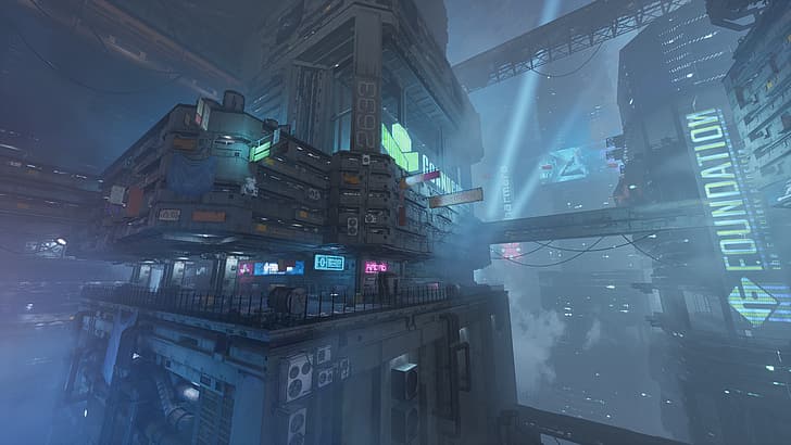 Ghostrunner 2, captura de tela, cyberpunk, HD papel de parede