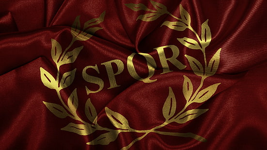 banderas, romanas, spqr, Fondo de pantalla HD HD wallpaper