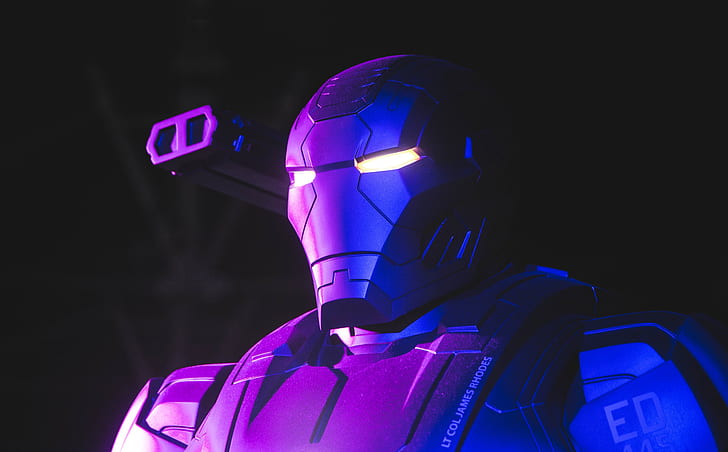 Homem de ferro, roxo, Universo cinematográfico da Marvel, Marvel Comics, HD papel de parede