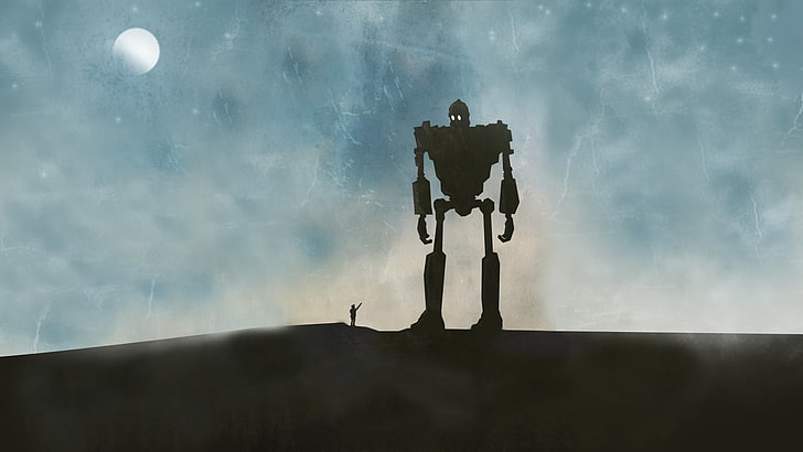 Robotertapete, Der eiserne Riese, HD-Hintergrundbild