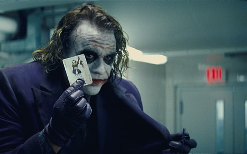 Joker, películas, The Dark Knight, Joker, Heath Ledger, Fondo de pantalla HD HD wallpaper