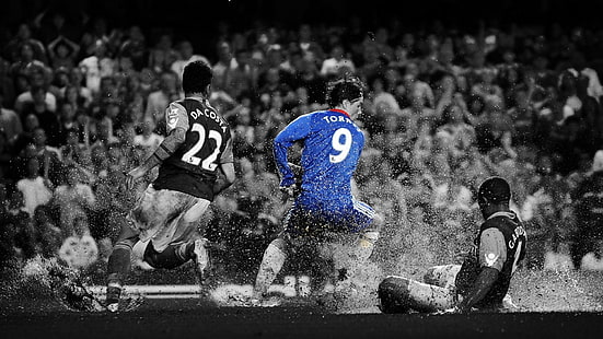 poster pemain sepak bola, Fernando Torres, Chelsea FC, sepak bola, Wallpaper HD HD wallpaper