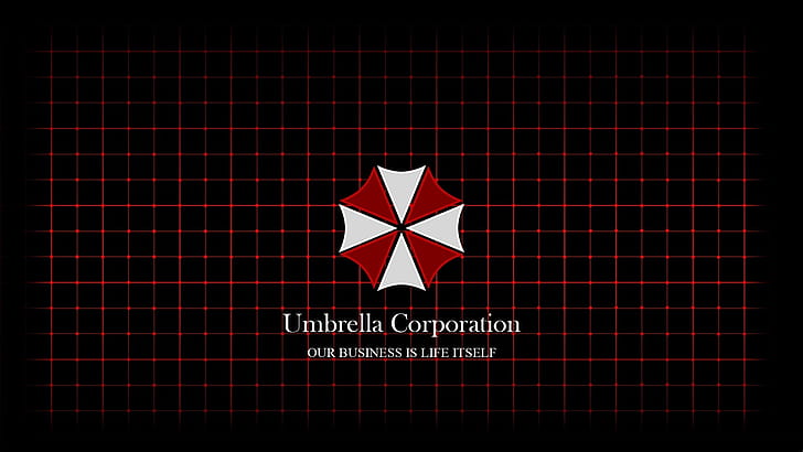 Umbrella Corporation Umbrella Resident Evil Black Capcom HD, видео игри, черен, зъл, capcom, резидент, чадър, корпорация, HD тапет