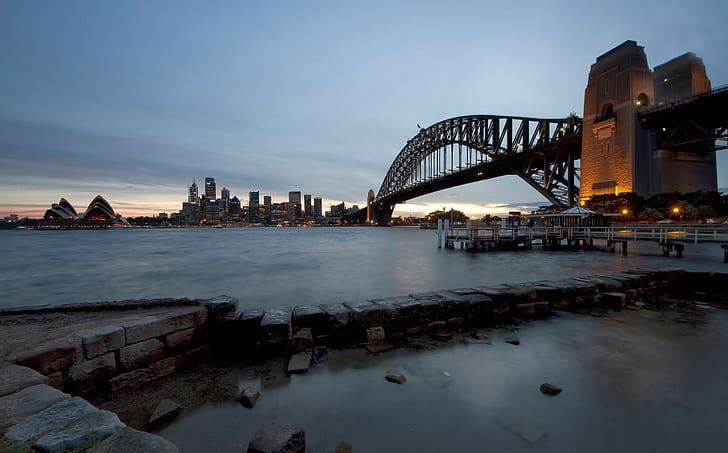 Harbour Bridge, Australia, Sydney, Harbour Bridge, Australia, HD wallpaper