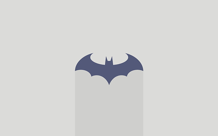 Logo Batman, Batman, logo Batman, minimalisme, Fond d'écran HD