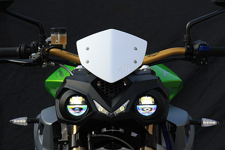 elektryczny bojownik uliczny, zielony, elektryczny, najlepszy motocykl, rowery elektryczne, Energica Ego, Tapety HD HD wallpaper