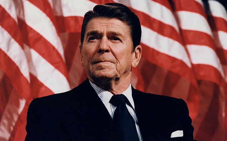 Ronald Reagan, USA, politics, actor, presidents, HD wallpaper