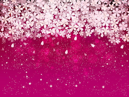 Fondo de flor de cerezo, Fondo de pantalla HD HD wallpaper