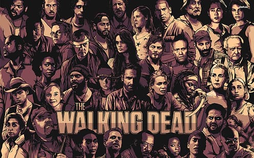 The Walking Dead, Rick Grimes, Negan, HD papel de parede HD wallpaper