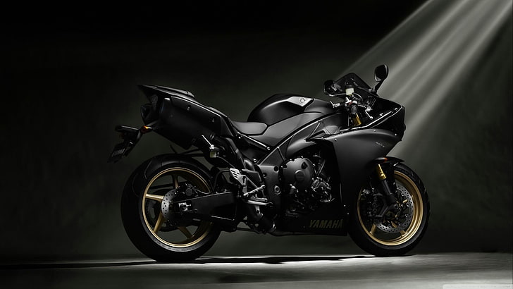 Motorrad, schwarz, HD-Hintergrundbild