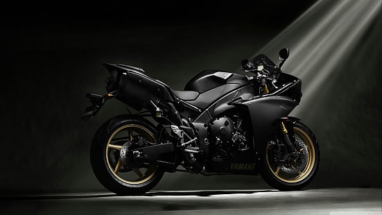 motorbike, black, HD wallpaper HD wallpaper