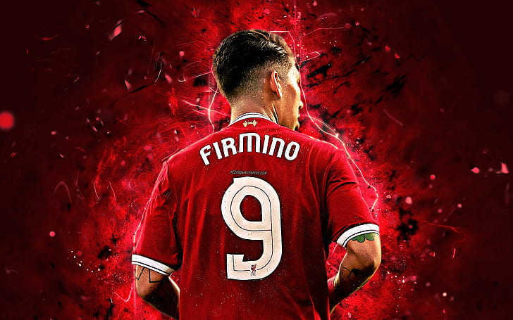 Futebol, Roberto Firmino, brasileiro, Liverpool F.C., HD papel de parede