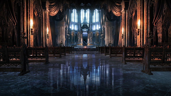 Dark Souls, Dark Souls III, Altar, Cathedral, Dark, Flame, Gothic, Video  Game, HD wallpaper | Wallpaperbetter