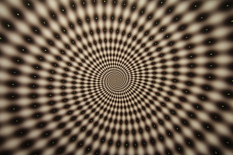 оптическая иллюзия, вращение, спираль, бесконечность, абстракция, движение, глубина, HD обои HD wallpaper