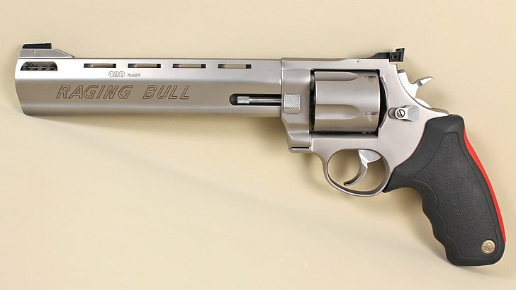 Waffen, Taurus Raging Bull Revolver, HD-Hintergrundbild