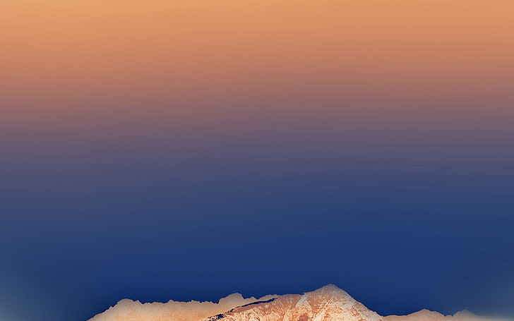 ايباد اير 2 برتقالي ورق حائط رسمي جبلي تفاح فن، خلفية HD