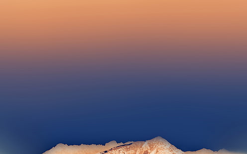 ipad, air, 2, оранжевый, обои, чиновник, гора, яблоко, арт, HD обои HD wallpaper