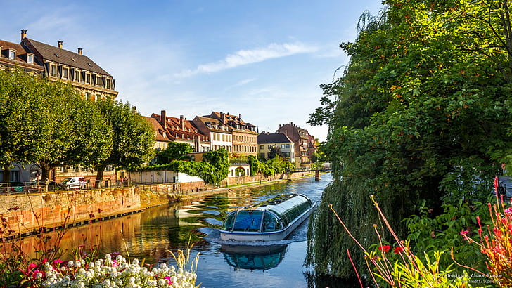 Страсбург, Эльзас, Франция, Европа, HD обои