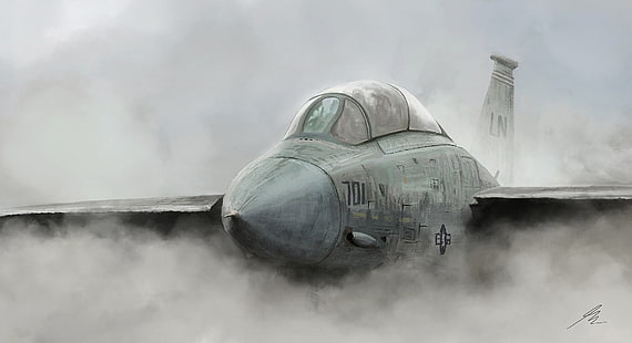 เครื่องบินรบ, Grumman F-14 Tomcat, เครื่องบิน, เครื่องบินขับไล่ไอพ่น, วอลล์เปเปอร์ HD HD wallpaper