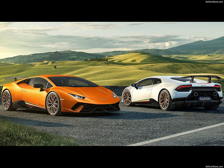 supercar, Lamborghini, Lamborghini Huracan, Lamborghini Huracan Performante, mobil, Wallpaper HD