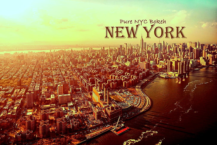 New York Pure Bokeh wallpaper, New York City, HD wallpaper