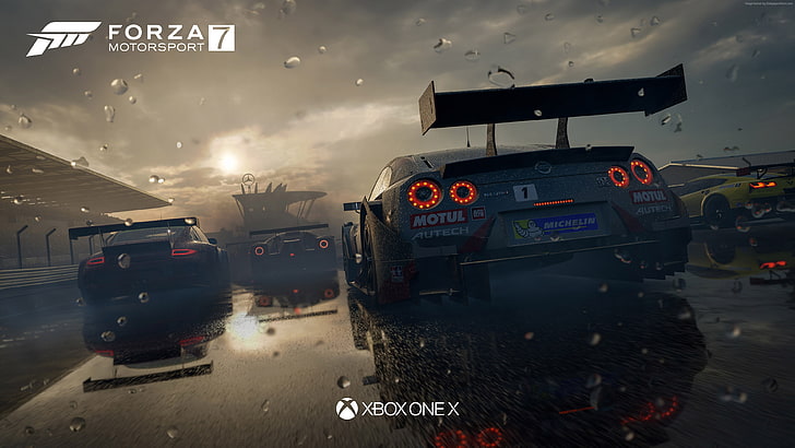 Xbox One X, E3 2017, 4k, Forza Motorsport 7, Wallpaper HD