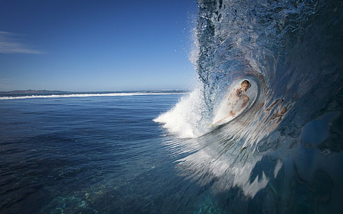 サーフィン、サーファー、水、波、 HDデスクトップの壁紙 HD wallpaper
