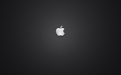 Silver Apple logo, apple logo, computers, 1920x1200, apple, macintosh, HD wallpaper HD wallpaper