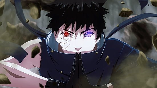 Uchiha Obito, Anime, Naruto, Uchiha Obito, Rinnegan (Naruto), Sharingan (Naruto), HD-Hintergrundbild HD wallpaper