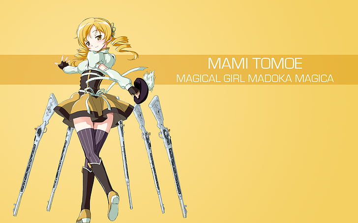 อนิเมะเรื่อง Puella Magi Madoka Magica, Mami Tomoe, วอลล์เปเปอร์ HD