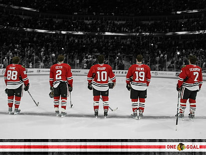 Chicago Blackhawks, hokej na lodzie, sport, Tapety HD HD wallpaper