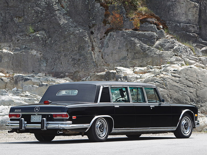 1974, 4 pintu, 600, benz, claasic, limousine, kemewahan, mercedes, pullman, w100, Wallpaper HD