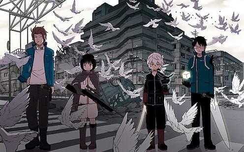 Manga, Weltauslöser, HD-Hintergrundbild HD wallpaper
