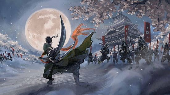Anime, Tek Parça, Samuray, Zoro Roronoa, HD masaüstü duvar kağıdı HD wallpaper