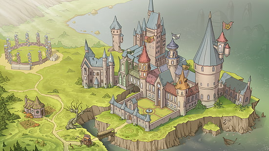 Harry Potter, Hogwarts, Schloss, HD-Hintergrundbild HD wallpaper
