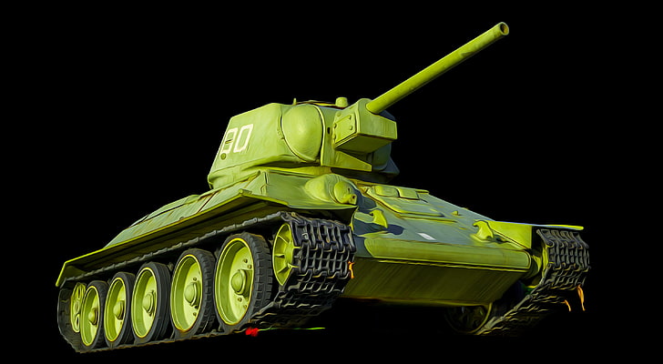 戦車、ソビエト、平均、T-34-76、 HDデスクトップの壁紙