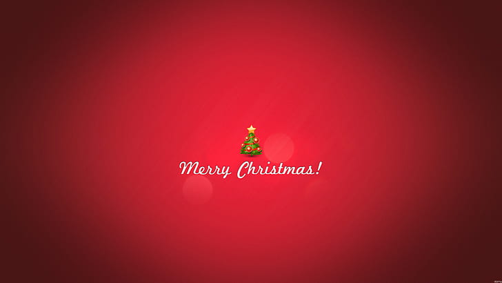God jul, minimal, jul, semester, röd, julgran, julhälsning, god jul, minimal, jul, julgran, röd, HD tapet