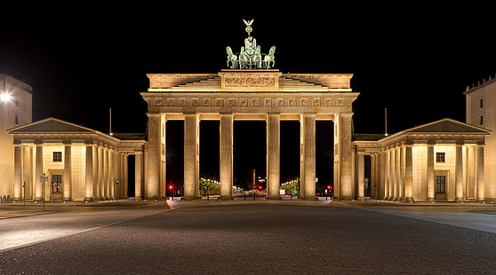 ブランデンブルク門、ブランデンブルク門、ドイツ、ヨーロッパ、ドイツ、ベルリン、 HDデスクトップの壁紙 HD wallpaper