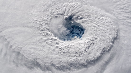 Hurrikan, Florenz, Internationale Raumstation, NASA, Extremwetter, Atlantik, Wolke, Sturm, Taifun, Phänomen, Satellit, Eyewall, Wissenschaft, HD-Hintergrundbild HD wallpaper