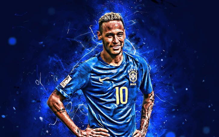 Soccer, Neymar, Brazilian, Footballer, HD wallpaper