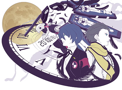 Persona 3, серия Shin Megami Tensei, изкуство за видеоигри, HD тапет HD wallpaper
