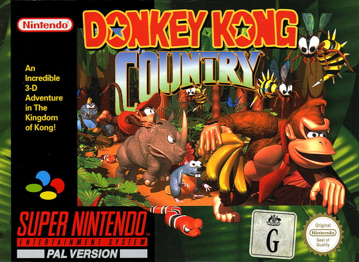 Donkey Kong, Donkey Kong Country, Diddy Kong, Sfondo HD