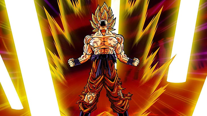 Ilustracja Son Goku, Dragon Ball, Son Goku, Tapety HD