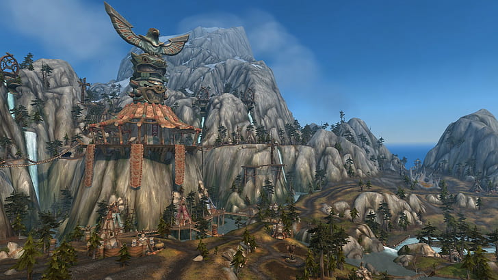 높은 산, 군단, 월드 오브 워크래프트, HD 배경 화면