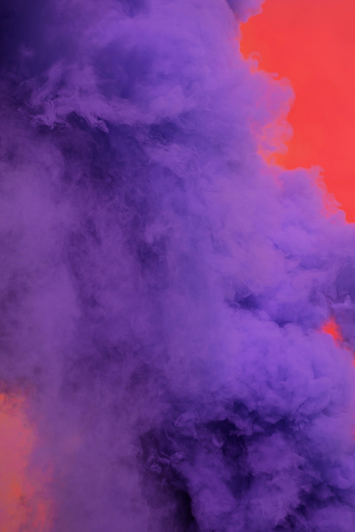 purple smoke, smoke, purple, shroud, HD wallpaper