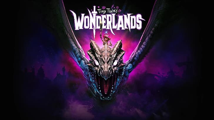 Tiny Tina ، Borderlands ، Wonderlands ، عجائب tina الصغيرة ، Gearbox Software ، 2K Games، خلفية HD
