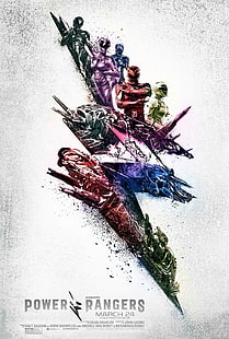 Power Rangers, Power Rangers Morphin Perkasa, Wallpaper HD HD wallpaper
