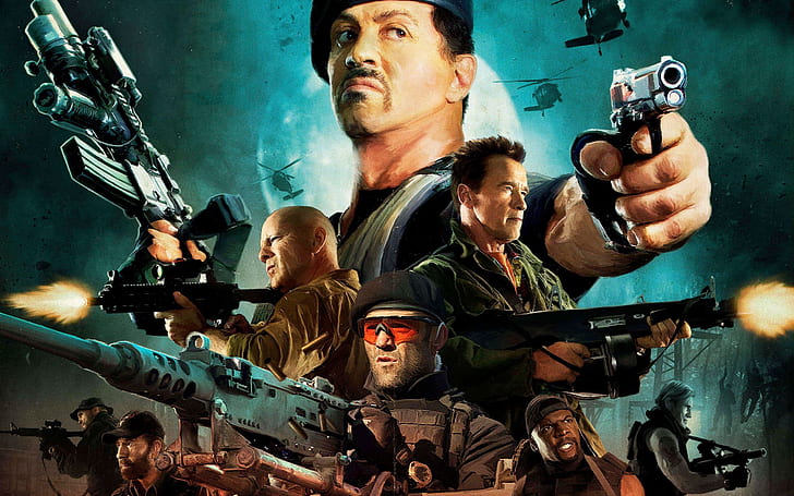 The Expendables 2 Movie Poster, movie, expendables, poster, movies, HD wallpaper