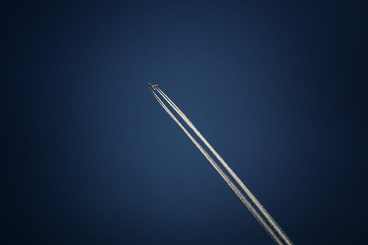 Samolot, samolot pasażerski, niebo, Tapety HD