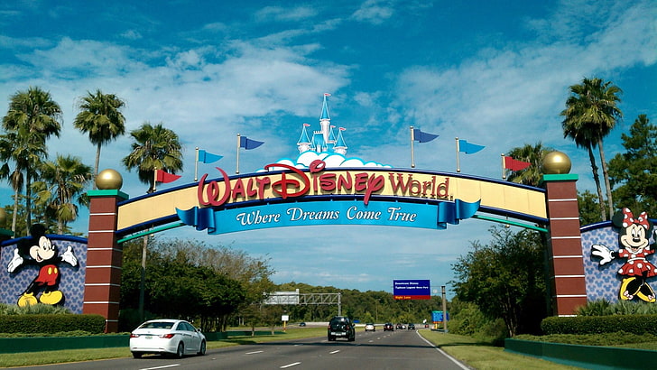 Walt Disney World, utväg, nöjespark, Disney World, Orlando, Florida, USA, Walt Disney World Resort, USA, HD tapet